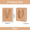  50Pcs Rectangle Kraft Paper Bags with Handle AJEW-NB0005-38-2