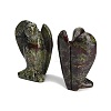 Natural Dragon Blood Carved Angel Figurines G-O200-03J-02-2