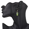 Handmade Glass Seed Beads Apple Dangle Earrings EJEW-MZ00575-5