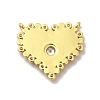Rack Plating Brass Micro Pave Clear Cubic Zirconia Connector Charms KK-P230-05G-02-2