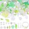 DIY Leaf Flower Findings Kits DIY-PA0001-64A-8