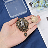1Pc Teardrop Retro Alloy Rhinestone Brooches for Women JEWB-SP0001-17A-3