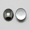 Non-magnetic Synthetic Hematite Cabochons G-P162-04-13x18mm-2