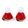 Christmas Theme Lampwork Beads LAMP-T021-05-2