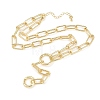 Brass Paperclip Chain Y Lariat Necklaces NJEW-H087-06E-G-4