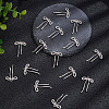 15Pcs Alloy Micro Pave Cubic Zirconia Pendants FIND-ME0001-68-3
