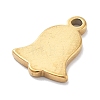 304 Stainless Steel Charms STAS-R003-01G-07-2