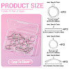 10Pcs 2 Styles Brass Toggle Clasps FIND-TA0008-44A-3
