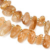 Heated Natural Citrine Beads Strands G-L657-F01-01-4