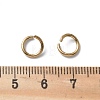 Ion Plating(IP) 304 Stainless Steel Open Jump Rings STAS-M081-01G-07-3