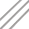 304 Stainless Steel Curb Chains CHS-M009-10P-02-1