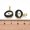 Brass Micro Pave Cubic Zirconia Pendants KK-T070-68A-3