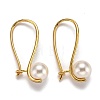 Brass Hoop Earrings EJEW-B005-01-2