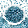 Electroplate Transparent Colours Rainbow Glass Seed Beads SEED-T007-03R-2