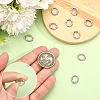 10Pcs Brass Spring Gate Rings KK-ME0004-13P-3