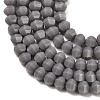 Opaque Glass Beads Strands GLAA-G125-01C-05-3