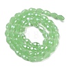 Opaque Solid Color Electroplate Glass Beads Strands EGLA-N013-J10mm-B04-2