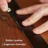 Flat Microfiber Imitation Leather Cord LC-WH0006-07C-05-6