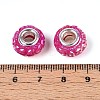 Opaque Resin European Beads RESI-T057-29I-3