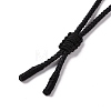 Natural Gemstone Triskele/Triskelion Pendant Necklace with Nylon Cord for Women NJEW-E091-01-6