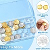 20Pcs 2 Colors Zinc Alloy Pendant Cabochon Settings DIY-YW0018-49-4