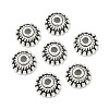 Tibetan Style Alloy Bead Caps X-LF1235Y-NF-1
