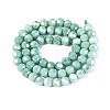 Anti-Tarnish Electroplate Glass Beads Strands EGLA-ZX010-6mm-11-4