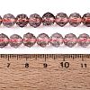 Crackle Transparent Glass Beads Strands GLAA-Q108-02A-09-4