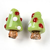 Handmade Lampwork Bumpy Beads LAMP-T022-02A-05-1