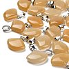 Natural Topaz Jade Pendants G-Z067-05P-05-1