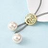 304 Stainless Steel Tree of Life Lariat Necklaces for Women NJEW-B149-04GP-01-3