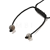 12.5mm Round Natural Black Netstone Braided Bead Bracelets for Women Men BJEW-C060-01R-3