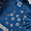 60Pcs 3 Styles Alloy Connector Charms with Crystal Rhinestone FIND-HY0002-57-5