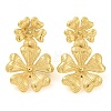 PVD Vacuum Plating 304 Stainless Steel Stud Earrings for Women EJEW-S227-45G-1