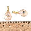 Natural Keshi Pearl Pendants PALLOY-JF06011-3