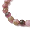 2Pcs Natural Dyed White Jade Beads Stretch Bracelet for Women BJEW-JB13165-4