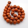 Handmade Fancy Antique Glazed Porcelain Ceramic Round Beads Strands PORC-L019-13mm-03-2