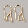 Brass Earring Hooks KK-WH0031-43G-1