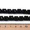 Natural Black Onyx(Dyed & Heated) Beads Strands G-N353-06A-08-5