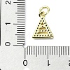 Brass Micro Pave Colorful Cubic Zirconia Pendants KK-H475-07G-3