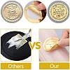 34 Sheets Self Adhesive Gold Foil Embossed Stickers DIY-WH0509-031-3