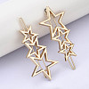 Alloy Hollow Geometric Hair Pin X-PHAR-N005-006G-5