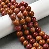 Dyed Natural Malaysia Jade Beads Strands G-G021-02C-19-5