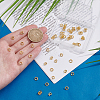 60Pcs Brass Open Jump Rings KK-UN0006-09G-2