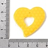 Opaque Polka Dot Pattern Resin Pendants FIND-H021-01B-3