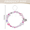 1Pc Resin & Crystal & Alloy and Plastic Mobile Straps for Women HJEW-LP0001-23-2