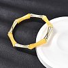 Plating Resin Beads Stretch Bracelets for Women BJEW-P374-02G-6