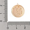 Brass with Clear Cubic Zirconia Pendants KK-N256-24I-G-3