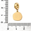 304 Stainless Steel Enamel European Dangle Charms STAS-D153-05A-G-3