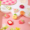 8Pcs Opaque Resin Pendants CRES-TA0001-69-4